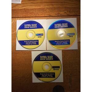 Barrel Fever and Other Stories 3 CD Audiobook David & Amy Sedaris Discs Only